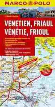  Venetië - Friuli - Gardameer Wegenkaart 1:200 000 
