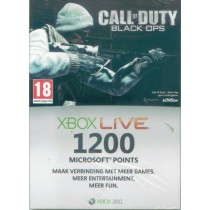 Xbox Live - 1200 Microsoft Points -  Call of Duty-Black Ops