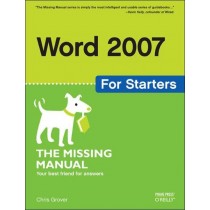  Word 2007 for Starters The Missing Manual 