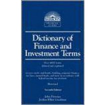 Dictionary of Finance And Investment Terms